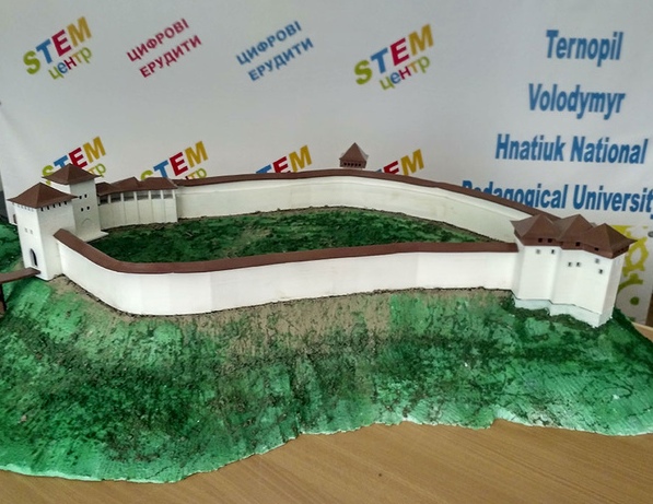 Комп’ютерна 3D реконструкція та 3D друк Кременецького замку (XIV- XVI ст.)